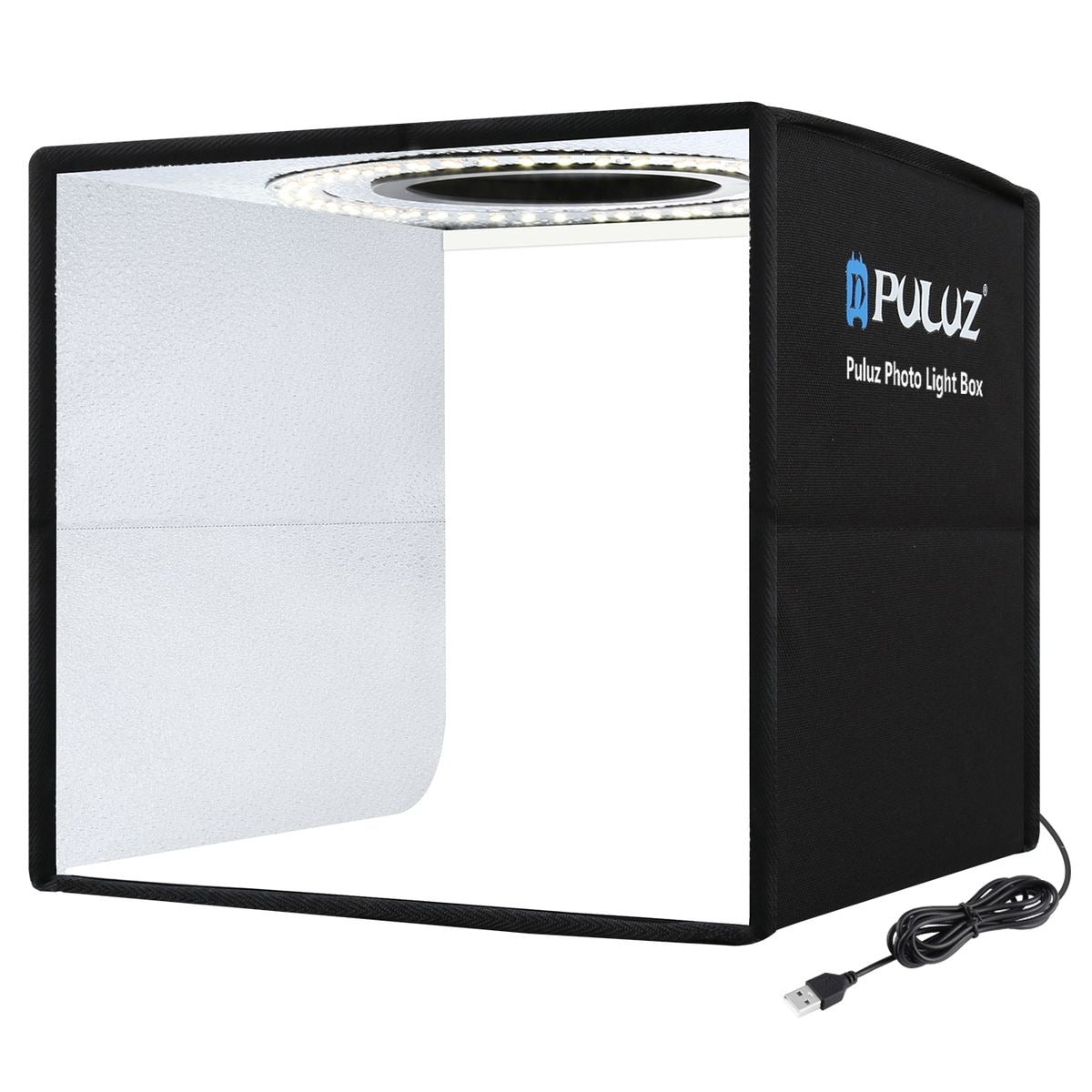 PULUZ 30cm LED Photo Softbox with 6 Colour Backdrops